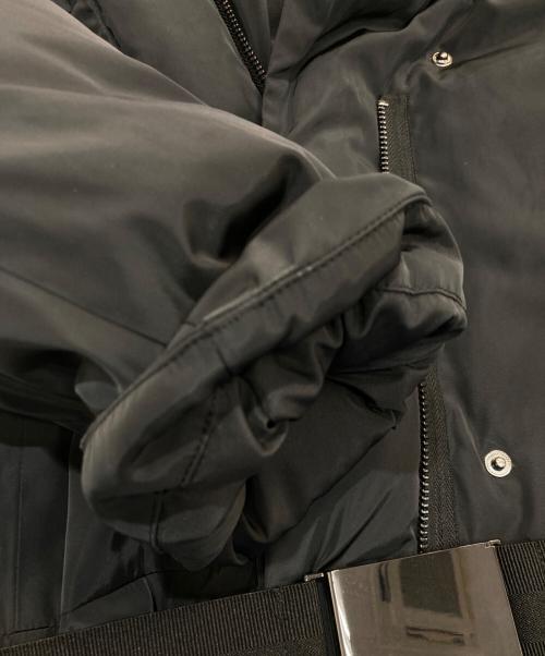 MAX&Co.（マックスアンドコー）MAX&Co. (マックスアンドコー) ベルト付きダウンコート　64940520 ブラック サイズ:46の古着・服飾アイテム