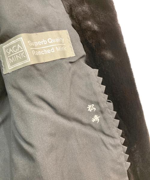 SAGA MINK（サガミンク）SAGA MINK (サガミンク) ミンクファーコート ブラック サイズ:Freeの古着・服飾アイテム