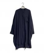 mizuiro-indミズイロインド）の古着「シャツワンピース」｜ネイビー