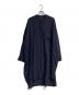 mizuiro-ind（ミズイロインド）の古着「シャツワンピース」｜ネイビー