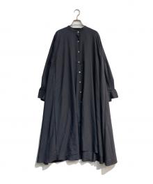 mizuiro-ind（ミズイロインド）の古着「シャツワンピース」｜グレー