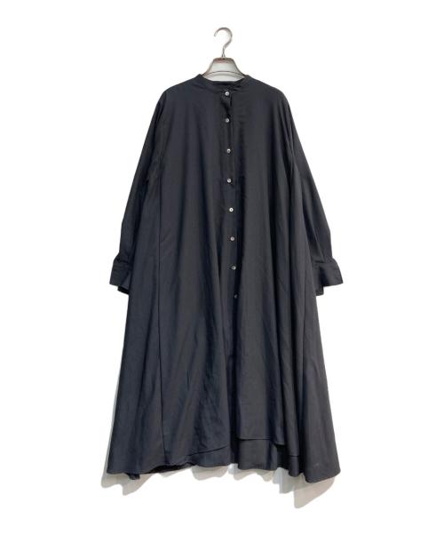 mizuiro-ind（ミズイロインド）mizuiro-ind (ミズイロインド) シャツワンピース グレー サイズ:Freeの古着・服飾アイテム