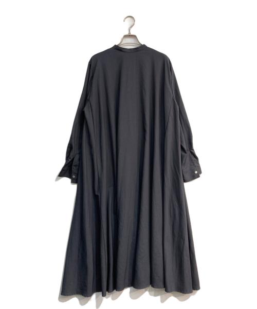 mizuiro-ind（ミズイロインド）mizuiro-ind (ミズイロインド) シャツワンピース グレー サイズ:Freeの古着・服飾アイテム