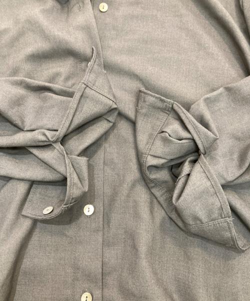 mizuiro-ind（ミズイロインド）mizuiro-ind (ミズイロインド) シャツワンピース グレー サイズ:Freeの古着・服飾アイテム