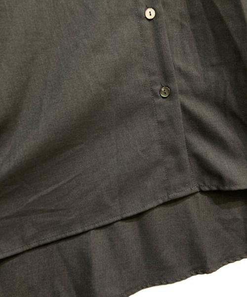 mizuiro-ind（ミズイロインド）mizuiro-ind (ミズイロインド) シャツワンピース グレー サイズ:Freeの古着・服飾アイテム
