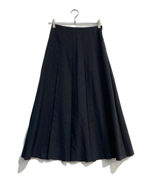mizuiro-ind（ミズイロインド）mizuiro-ind (ミズイロインド) プリーツスカート ブラック サイズ:Freeの古着・服飾アイテム