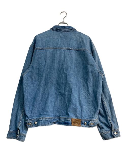 stussy（ステューシー）stussy (ステューシー) Denim Zip Work Jacket　SP24　115682 インディゴ サイズ:XLの古着・服飾アイテム