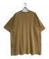 A BATHING APE (アベイシングエイプ) ロゴプリントカレッジTシャツ ブラウン サイズ:２XL：7000円