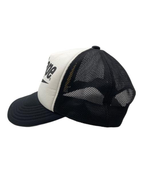 A BATHING APE（ア ベイシング エイプ）A BATHING APE (ア ベイシング エイプ) BAPE STA MESH CAP ホワイト×ブラックの古着・服飾アイテム