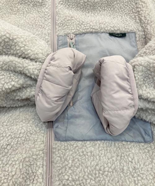 TAION（タイオン）TAION (タイオン) emmi (エミ) リバーシブルボアダウン　13WFJ245059 パープルの古着・服飾アイテム