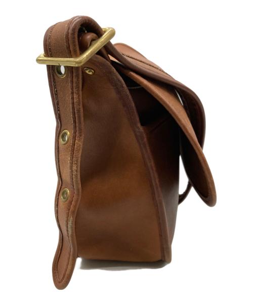 COACH（コーチ）COACH (コーチ) レザーショルダーバッグ ブラウンの古着・服飾アイテム