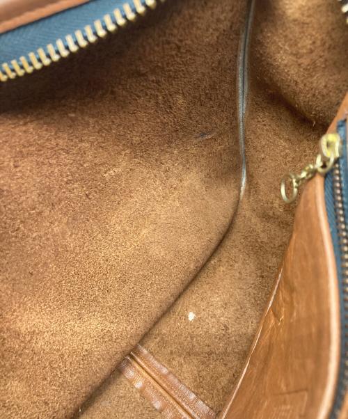 COACH（コーチ）COACH (コーチ) レザーショルダーバッグ ブラウンの古着・服飾アイテム