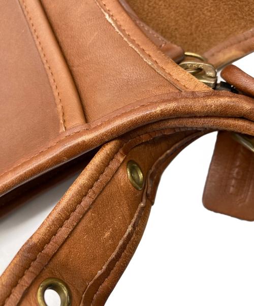COACH（コーチ）COACH (コーチ) レザーショルダーバッグ ブラウンの古着・服飾アイテム