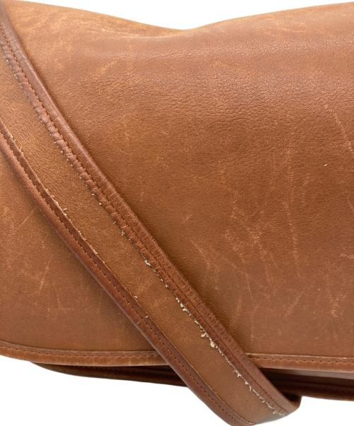 COACH（コーチ）COACH (コーチ) レザーショルダーバッグ ブラウンの古着・服飾アイテム