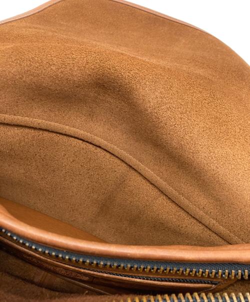 COACH（コーチ）COACH (コーチ) レザーショルダーバッグ ブラウンの古着・服飾アイテム