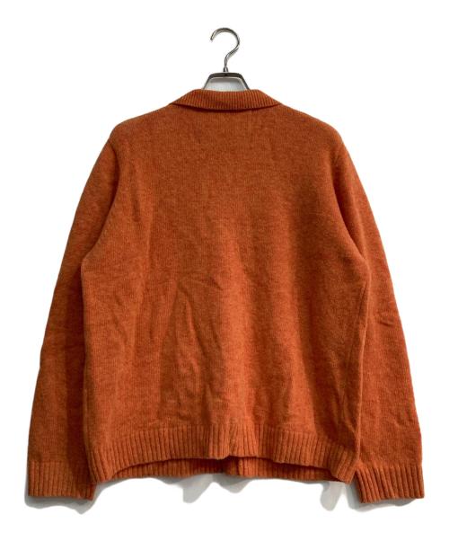 TTT MSW（ティー）TTT MSW (ティー) ニットカーディガン オレンジ サイズ:Ｍの古着・服飾アイテム