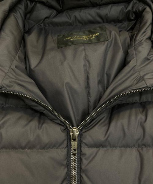 MITSUKOSHI（ミツコシ）MITSUKOSHI (ミツコシ) marche angelique (マルシェアンジェリーク) フードダウンコート ネイビー サイズ:Mの古着・服飾アイテム