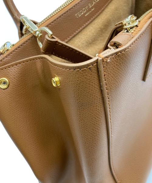 Teddy Blake NY（テディ ブレイク ニューヨーク）Teddy Blake NY (テディ ブレイク ニューヨーク) 2WAYバッグ ブラウンの古着・服飾アイテム