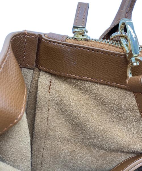 Teddy Blake NY（テディ ブレイク ニューヨーク）Teddy Blake NY (テディ ブレイク ニューヨーク) 2WAYバッグ ブラウンの古着・服飾アイテム