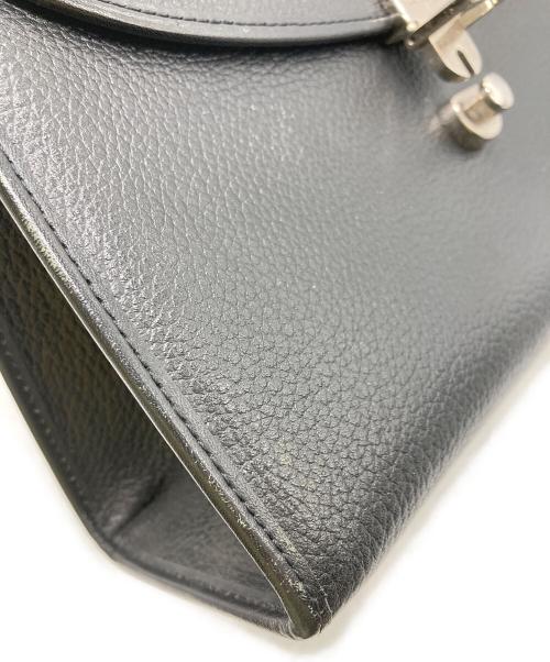 Burberry's（バーバリー）Burberry's (バーバリーズ) レザー2WAYバッグ ブラックの古着・服飾アイテム