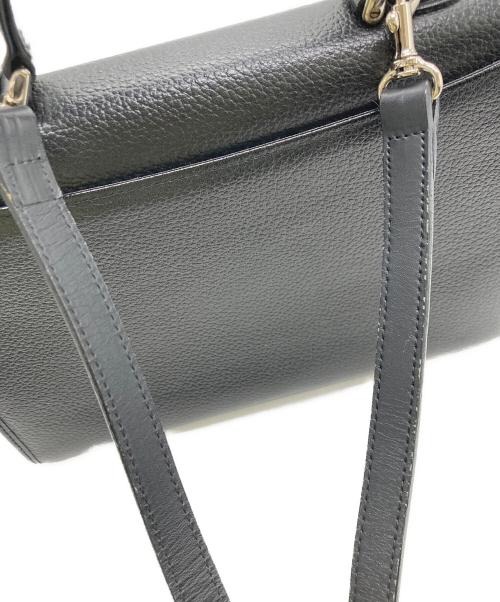 Burberry's（バーバリー）Burberry's (バーバリーズ) レザー2WAYバッグ ブラックの古着・服飾アイテム