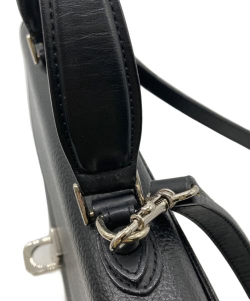 Burberry's（バーバリー）Burberry's (バーバリーズ) レザー2WAYバッグ ブラックの古着・服飾アイテム