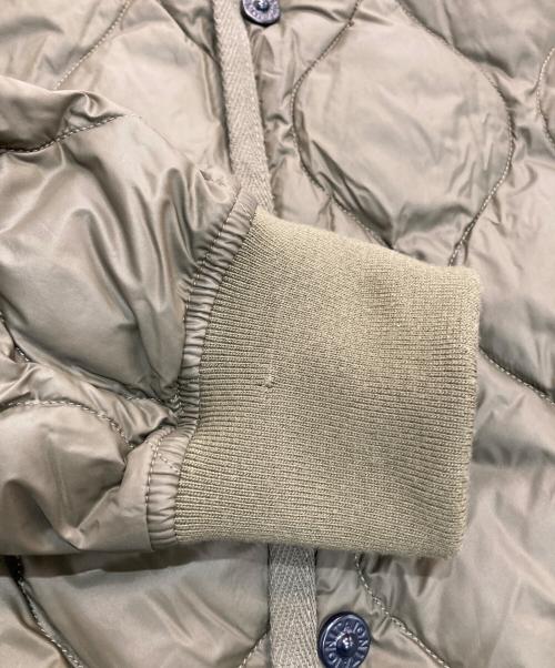 TAION（タイオン）TAION (タイオン) CREW NECK LONG DOWN COAT グリーン サイズ:Mの古着・服飾アイテム