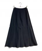 theoryセオリー）の古着「LONG FLARE SKIRT」｜ブラック