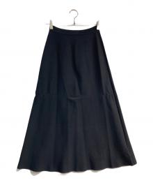 theory（セオリー）の古着「LONG FLARE SKIRT」｜ブラック