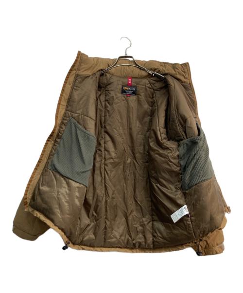 ALPHA（アルファ）ALPHA (アルファ) PRIMALOFT 中綿ジャケット TA1414-036 ブラウン サイズ:Mの古着・服飾アイテム