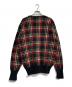POLO RALPH LAUREN (ポロ・ラルフローレン) ウールチェックニット ブラック×レッド サイズ:M：7000円