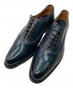 YUHAKUユハク）の古着「メダリオンドレスシューズ」｜ブルー×グリーン