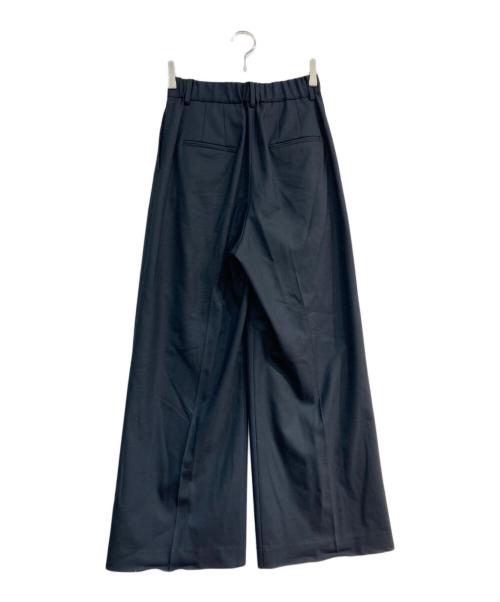 Demi-Luxe Beams（デミルクス ビームス）Demi-Luxe BEAMS (デミルクス ビームス) エディター東原妙子 (エディターヒガシハラタエコ) ツイル イージー ストレート パンツ ネイビー サイズ:36の古着・服飾アイテム