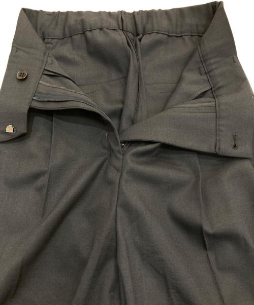 Demi-Luxe Beams（デミルクス ビームス）Demi-Luxe BEAMS (デミルクス ビームス) エディター東原妙子 (エディターヒガシハラタエコ) ツイル イージー ストレート パンツ ネイビー サイズ:36の古着・服飾アイテム