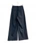 Demi-Luxe BEAMS (デミルクス ビームス) エディター東原妙子 (エディターヒガシハラタエコ) ツイル イージー ストレート パンツ ネイビー サイズ:36：8000円