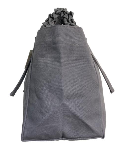 LUDLOW（ラドロー）LUDLOW (ラドロー) UNITED ARROWS (ユナイテッドアローズ) グレープハンドル トートバッグ Lサイズ グレーの古着・服飾アイテム