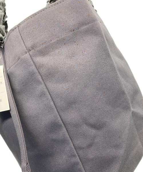 LUDLOW（ラドロー）LUDLOW (ラドロー) UNITED ARROWS (ユナイテッドアローズ) グレープハンドル トートバッグ Lサイズ グレーの古着・服飾アイテム