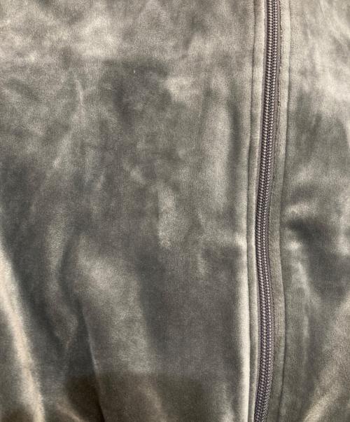 adidas（アディダス）adidas (アディダス) ベルベット オーバーサイズ トラックトップ　IT9403 チャコールグレー サイズ:XLの古着・服飾アイテム