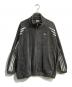 adidas（アディダス）の古着「ベルベット オーバーサイズ トラックトップ　IT9403」｜チャコールグレー