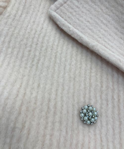 HER LIP TO（ハーリップトゥ）Her lip to (ハーリップトゥ) Odette Wool Blend Coat　1224307096 ピンク サイズ:Mの古着・服飾アイテム