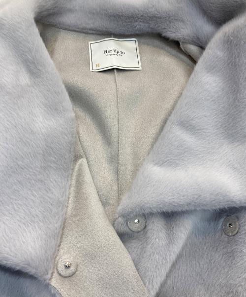 HER LIP TO（ハーリップトゥ）HER LIP TO (ハーリップトゥ) Grace Wrap Coat　1243307086 cloud サイズ:M 未使用品の古着・服飾アイテム