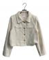 HER LIP TO（ハーリップトゥ）の古着「Shimmer Tweed Jacket　1251302035」｜ecru(ホワイト)