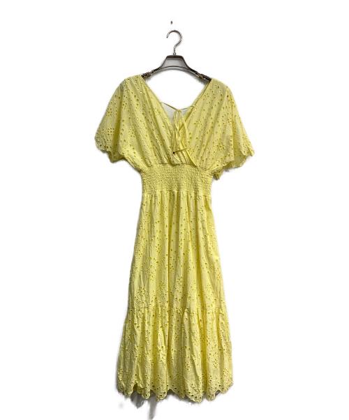 CINEMATIQ（シネマティオ）CINEMATIQ (シネマティオ) 2Wayレースシエナワンピ イエロー サイズ:Freeの古着・服飾アイテム