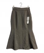 CINEMATIQシネマティオ）の古着「ダブルポケットマーメイドスカート」｜ブラウン