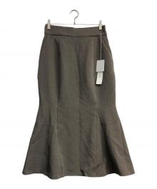 CINEMATIQ（シネマティオ）の古着「ダブルポケットマーメイドスカート」｜ブラウン