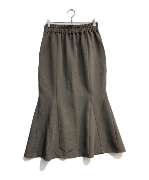 CINEMATIQ（シネマティオ）CINEMATIQ (シネマティオ) ダブルポケットマーメイドスカート ブラウン サイズ:L 未使用品の古着・服飾アイテム