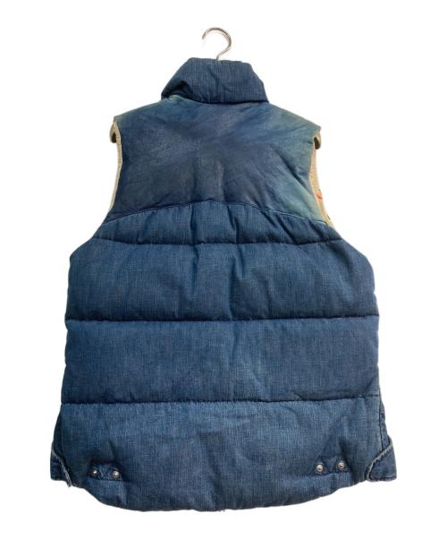 REMI RELIEF（レミレリーフ）REMI RELIEF (レミレリーフ) BEAMS PLUS (ビームスプラス) 別注 デニム ダウンベスト インディゴ サイズ:Lの古着・服飾アイテム