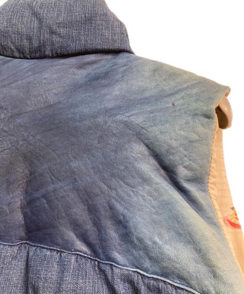 REMI RELIEF（レミレリーフ）REMI RELIEF (レミレリーフ) BEAMS PLUS (ビームスプラス) 別注 デニム ダウンベスト インディゴ サイズ:Lの古着・服飾アイテム