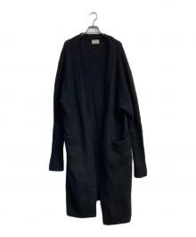 Acne studios（アクネ ストゥディオズ）の古着「モヘアロングカーディガン」｜ブラック