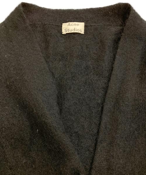 Acne studios（アクネ ストゥディオズ）ACNE STUDIOS (アクネ ストゥディオス) モヘアロングカーディガン ブラック サイズ:Sの古着・服飾アイテム